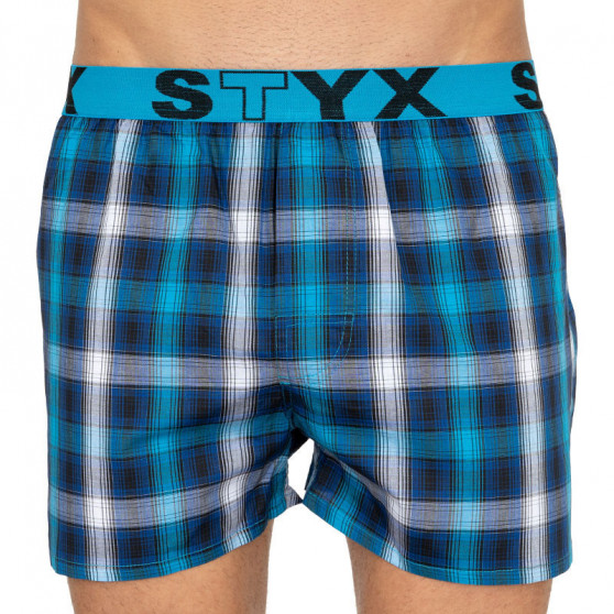 3PACK Férfi klasszikus boxeralsó Styx sport gumi több színű (B8010203)
