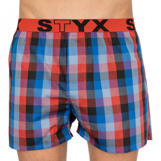 3PACK Férfi klasszikus boxeralsó Styx sport gumi több színű (B8010203)