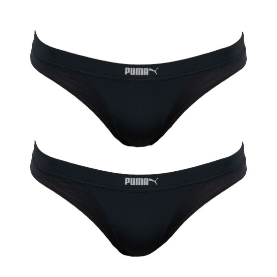 2PACK fekete Puma női alsók (503014001 200)
