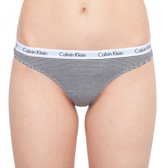 3PACK tarka Calvin Klein női tanga (QD3587E-QT6)