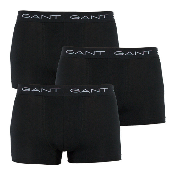 3PACK fekete Gant férfi boxeralsó (3003-5)