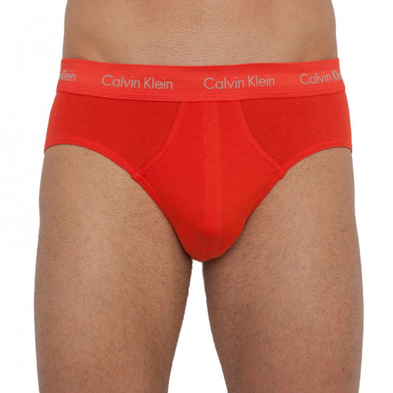 3PACK Férfi slip alsónadrág Calvin Klein tarka (U2661G-WEU)