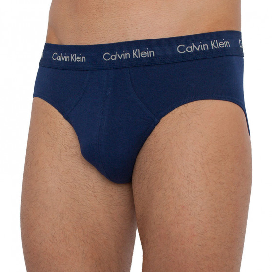 3PACK Férfi slip alsónadrág Calvin Klein tarka (U2661G-WEU)