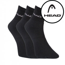 3PACK fekete HEAD zokni (751003001 200)