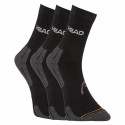 3PACK fekete HEAD zokni (741019001 200)