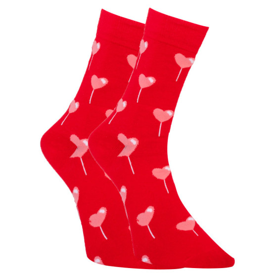 Boldog zoknik Dots Socks szívek (DTS-SX-488-W)