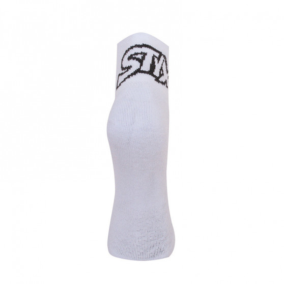 Styx Fehér hosszú zokni fekete logóval (HK1061)