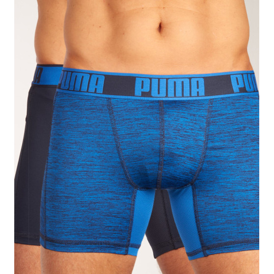 2PACK férfi boxeralsó Puma sport kék (671018001 001)