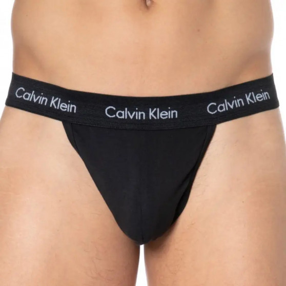 2PACK Fekete Calvin Klein férfi tanga (NB2208A-001)