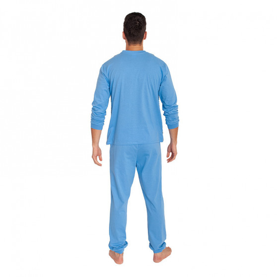 Nagyméretű kék Foltýn férfi pizsama (FPDN1)