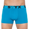Nagyméretű világoskék férfi boxeralsó Styx sport gumi (R969)