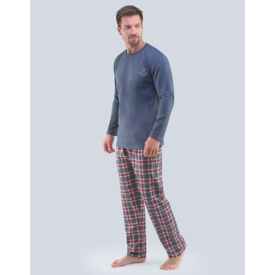 Gino Sötétkék  férfi pizsama (79091)