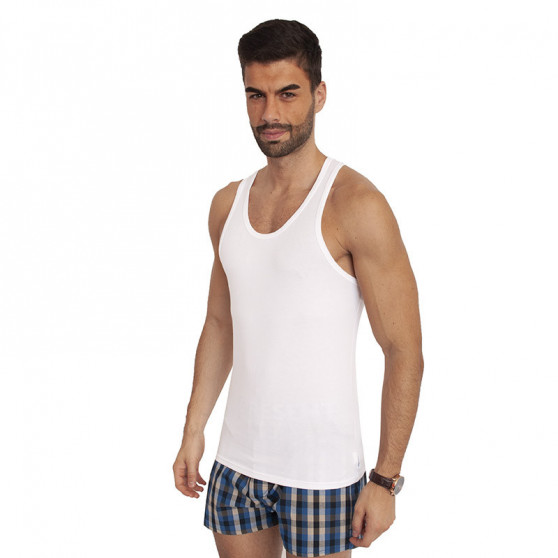 2PACK férfi tank top Calvin Klein fehér (NB1099A-100)