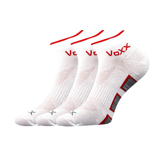 3PACK fehér VoXX zokni (Dukaton silproX)