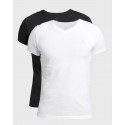 2PACK fekete/fehér Gant férfi póló (900002118-111)
