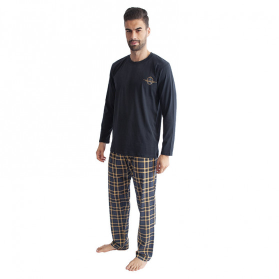 Gino Sötétkék  férfi pizsama (79091)