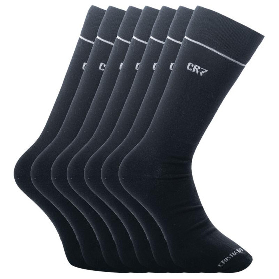 7PACK Fekete bambusz CR7 zokni (8184-80-09)