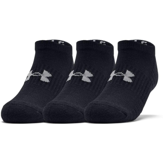 3PACK fekete Under Armour zokni (1347094 001)