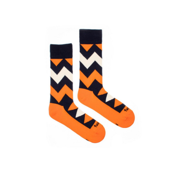 Happy Socks Fusakle sötét cikkcakkos zokni (--0798)
