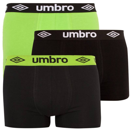 3PACK többszínű Umbro férfi boxeralsó (UMUM0241 CH)