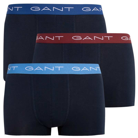 3PACK sötétkék Gant férfi boxeralsó (902033603-410)