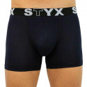 Sötétkék long férfi boxeralsó Styx sport gumi (U963)
