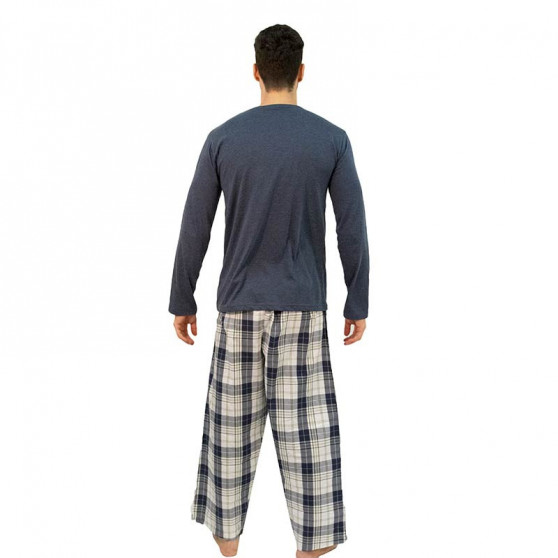 Kék Molvy férfi pizsama (KT-047)