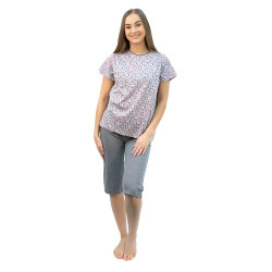 Molvy Szürke  női pizsama (AV-4316)