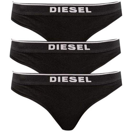 3PACK Fekete Diesel női tanga (00SE0K-0EAUF-E4101)