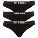3PACK Fekete Diesel női tanga (00SE0K-0EAUF-E4101)