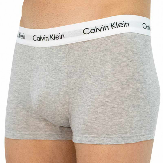3PACK szürke Calvin Klein férfi boxeralsó (U2664G-KS0)