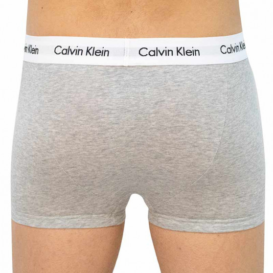 3PACK szürke Calvin Klein férfi boxeralsó (U2664G-KS0)