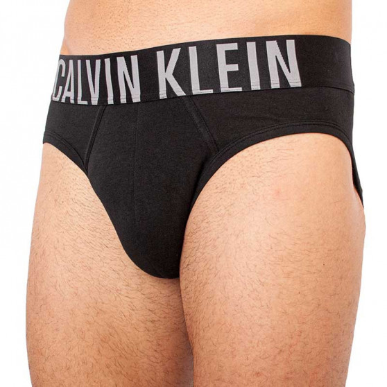 2PACK Fekete Calvin Klein férfi slip alsónadrág (NB2601A-UB1)