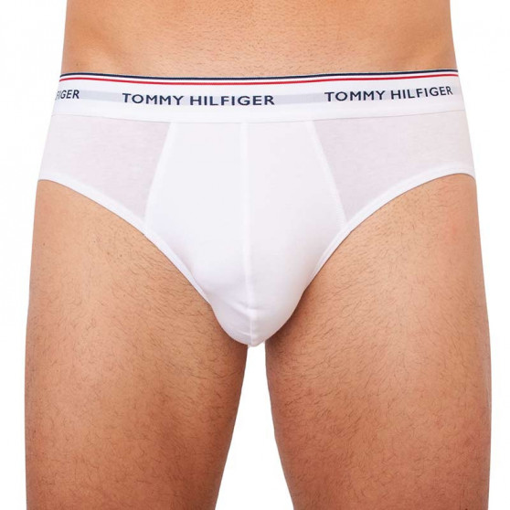 3PACK fehér Tommy Hilfiger férfi slip alsónadrág (1U87903766 100)