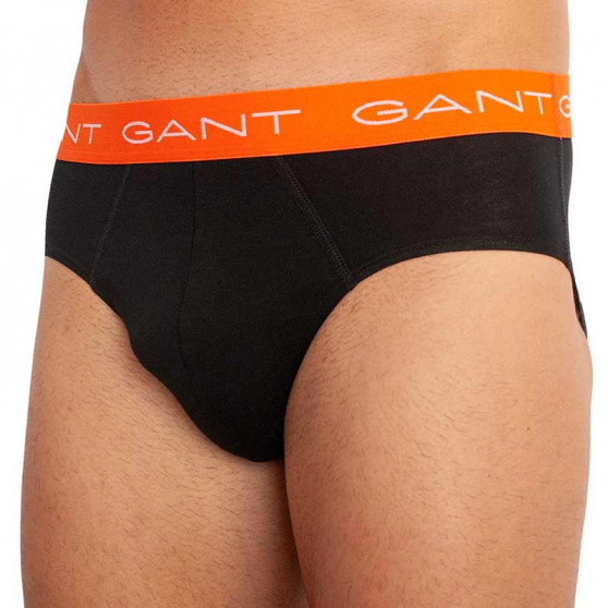 3PACK Fekete Gant férfi slip alsónadrág (902033602-5)