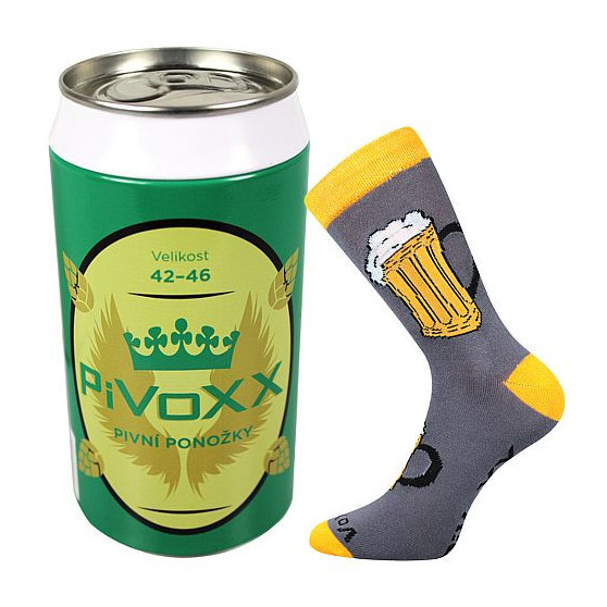VoXX szürke  zokni (PiVoXX + plechovka)