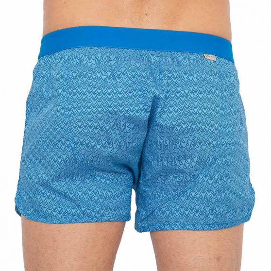 Csomagolás nélkül - Férfi klasszikus boxeralsó A-dam kék (JUR)