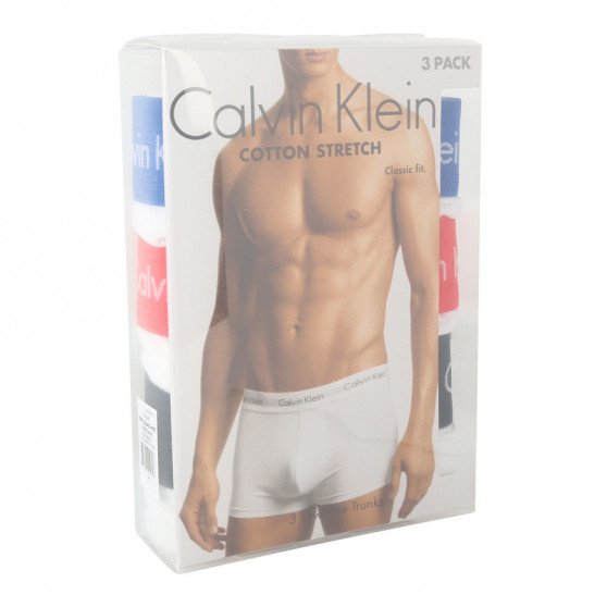 3PACK fehér Calvin Klein férfi boxeralsó (U2664G-M9E)