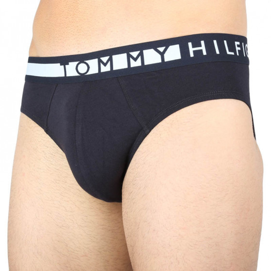 3PACK sötétkék Tommy Hilfiger férfi slip alsónadrág (UM0UM01227 0S5)