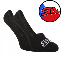 Styx Extra rövid fekete  zokni (HE960)