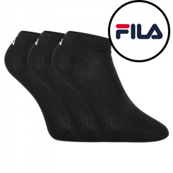 3PACK fekete Fila zokni (F9100-200)