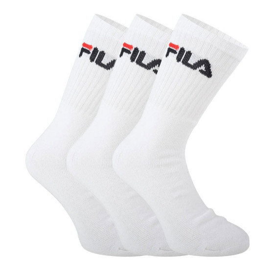 3PACK fehér Fila zokni (F9505-300)