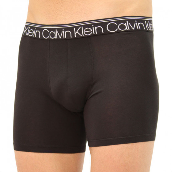 3PACK fekete Calvin Klein férfi boxeralsó (NB2337A-T6B)