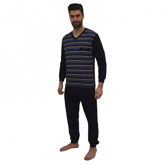 Nagyméretű kék Foltýn férfi pizsama (FPDN5)