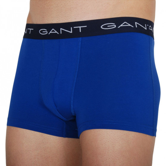 3PACK kék Gant férfi boxeralsó (902113013-409)