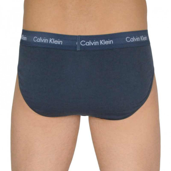 3PACK Férfi slip alsónadrág Calvin Klein tarka (U2661G-KKV)