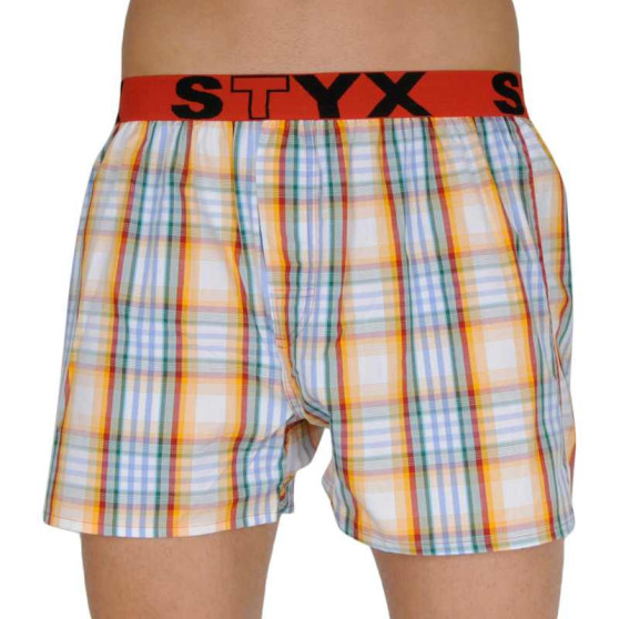 Tarka férfi alsónadrág Styx sport gumival (B105)