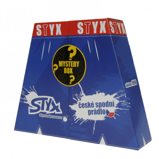 MYSTERY BOX - 5PACK tarka női boxeralsó  sport gumi Styx