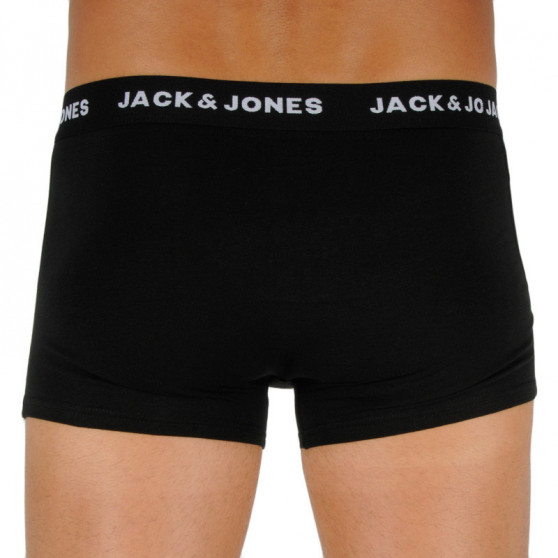 5PACK fekete Jack and Jones férfi boxeralsó (12142342)