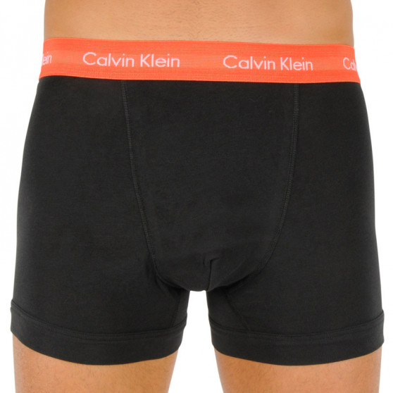 3PACK fekete Calvin Klein férfi boxeralsó (U2662G-WHD)